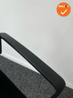 Vergaderstoel Gispen - Zwarte stoffering - chroom frame