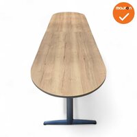 Ahrend vergadertafel - 400x100cm - Ovaal - bladkleur naar keuze