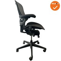 Herman Miller - Aeron - B - zwart voetkruis - Inclusief posturefit