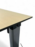 Bureau - Four-Two - Elektrisch - Zilvergrijs - 160x80 - Ahorn
