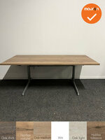Ahrend 500 zit-sta bureau - nieuw blad naar keuze - zilvergrijs onderstel