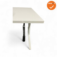 Ahrend Balance Slinger bureau -120x80 - Wit met wit bestaand blad