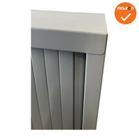 Robberechtse roldeurkast - 105x100x45cm - lichtgrijs - brede lamel