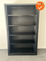 Mauforce Roldeurkast - V-Serie - 198x120x45cm - Zwart