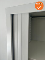 Mauforce Roldeurkast - V-Serie - 198x120x45cm - Wit