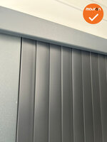 Mauforce Roldeurkast - V-Serie - 198x120x45cm - Antraciet