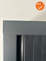 Mauforce Roldeurkast - V-Serie - 198x120x45cm - Antraciet