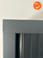 Mauforce Roldeurkast - V-Serie - 198x100x45cm - Antraciet