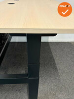 Vepa Presto Duo bureau - 140x80 - inclusief kabeldoorvoer en ingebouwd stekkerblok