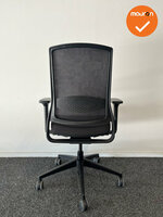 Gispen Zinn bureaustoel - Zwarte stoffering - Zwart voetkruis