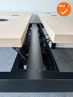 Vepa Presto Duo bureau - 140x80 - memory bediening - inclusief kabeldoorvoer en ingebouwd stekkerblok