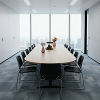 Ahrend vergadertafel - 515x120cm - Ovaal - bladkleur naar keuze