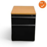 Ladeblok - 57x42x57cm - Antraciet - 2 lades - kunststof front 