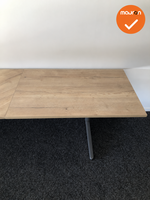 Ahrend hoekbureau &ndash; 200x200 cm &ndash; Handmatig verstelbaar &ndash; Antraciet onderstel &ndash; Nieuw blad