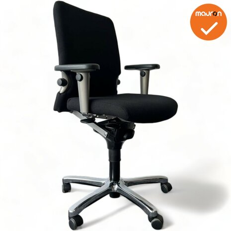 Haworth Comforto 77 - Chroom - Nieuwe stoffering 