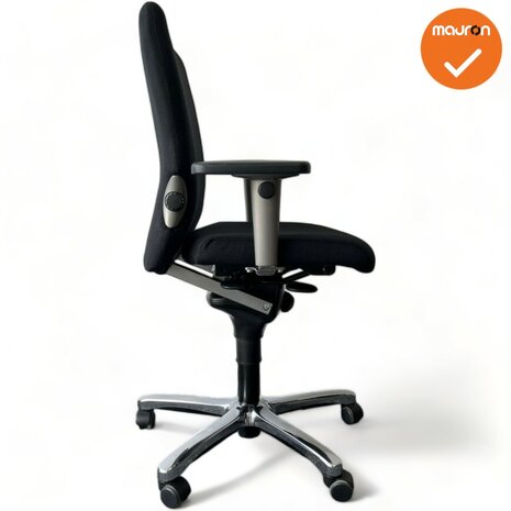 Haworth Comforto 77 - Chroom - Nieuwe stoffering 