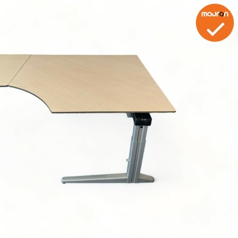 Ahrend Essa Hoekbureau - 200x120 - Ahorn Trespa blad - Hoek Rechts