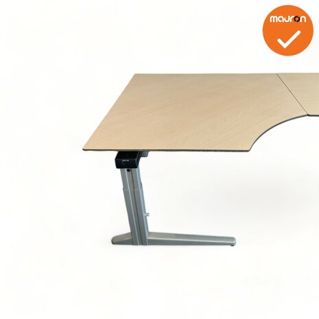 Ahrend Essa Hoekbureau - 200x120 - Ahorn Trespa blad - Hoek Links