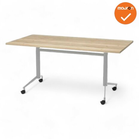 Mauforce Klaptafel op wielen - 160x80 - Kleur naar keuze