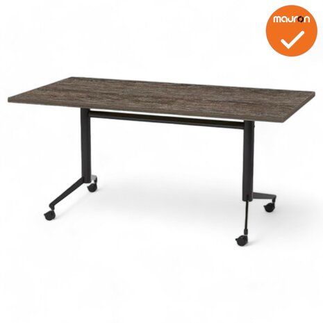 Mauforce Klaptafel op wielen - 160x80 - Kleur naar keuze