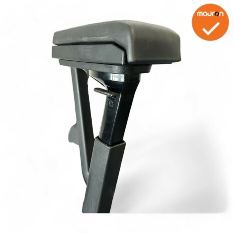 Haworth Comforto 59 - Grijze stoffering - zwart voetkruis