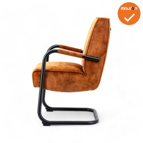Albany - Vergader/Eetkamerstoel - Adore Cognac
