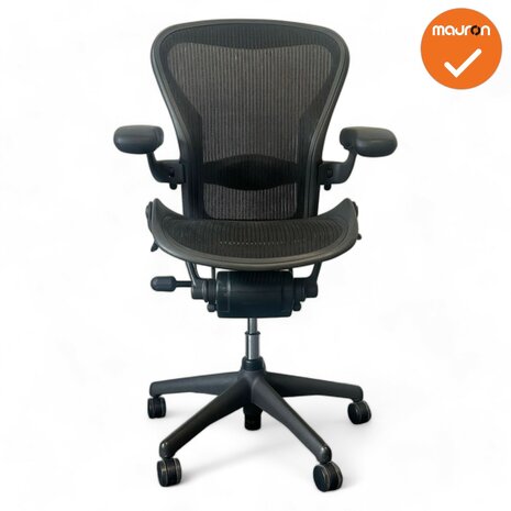 Herman Miller - Aeron - Graphite - Maat B 