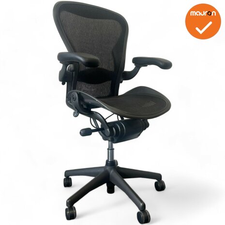 Herman Miller - Aeron - Graphite - Maat B 