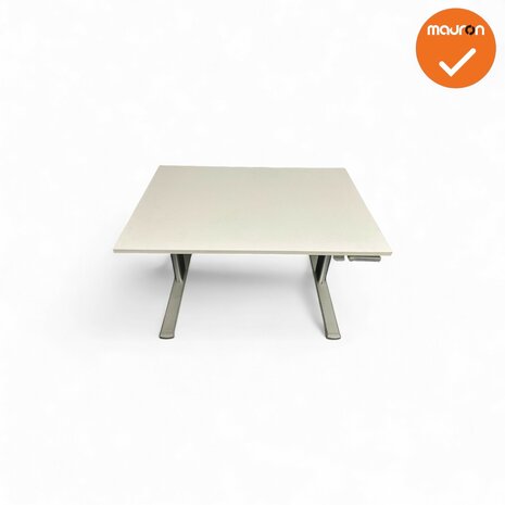 Bureau - Aluforce Pro 150M - Zit-Sta - Zilvergrijs - Slinger