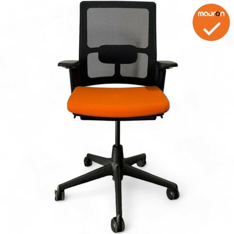 Ahrend 2020 bureaustoel - Medium rug - Oranje stoffering 