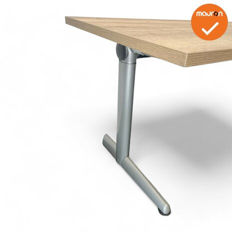 Ahrend 500 Elektrisch verstelbaar bureau - Nieuw blad naar keuze - 120x60cm - Zilvergrijs onderstel