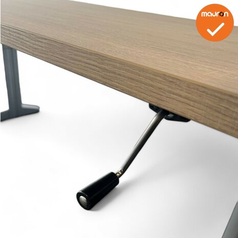 Ahrend Essa bureau - Slinger - Zilvergrijs