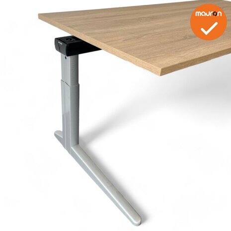 Ahrend Essa bureau - Slinger - Zilvergrijs