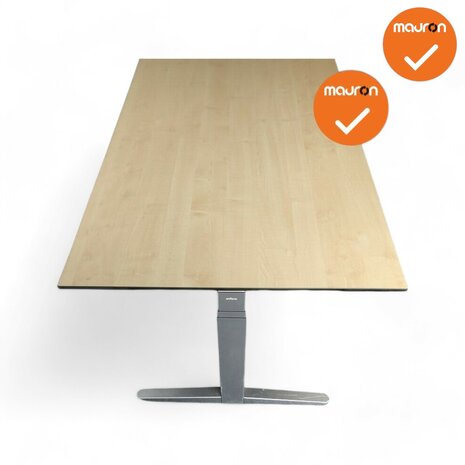 Bureau - Ahrend Balance - 160x80 - Elektrisch - Zilvergrijs