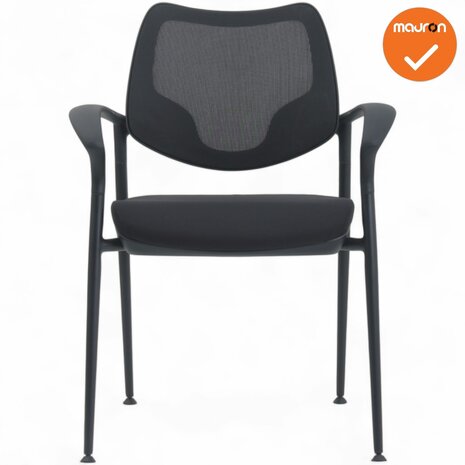 Curve - Design/Vergaderstoel - Netweave Zwart