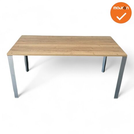 Ahrend 700 - 4 poots tafel - Zilvergrijs onderstel 