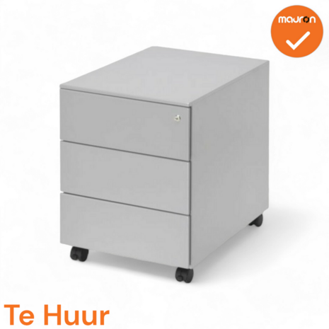 Huren: Ladeblok - 14N - 3 Lades - 62x42x58cm - Wit