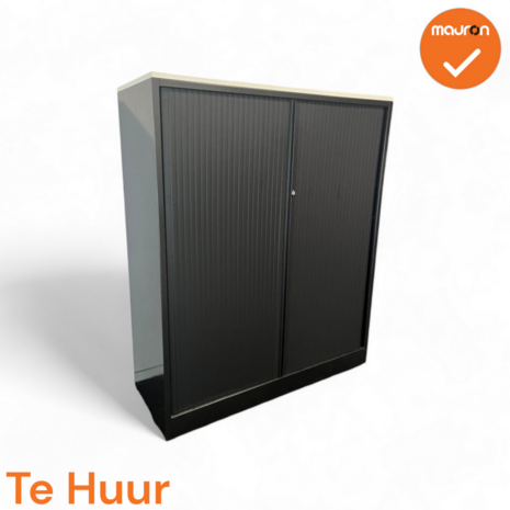 Huren: Ahrend Roldeurkast - 144x120x45 - Zwart