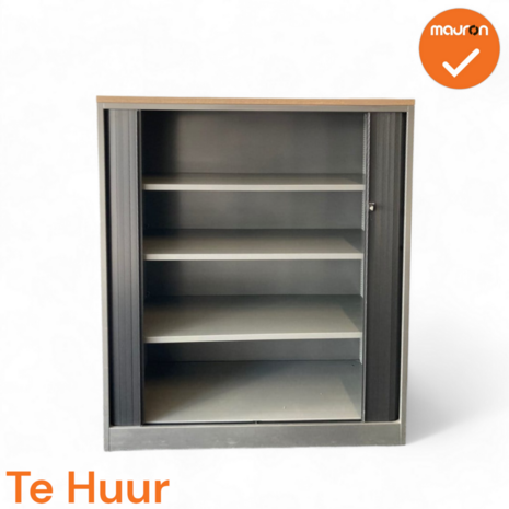 Huren: Ahrend Roldeurkast - 144x120x45 - Antraciet