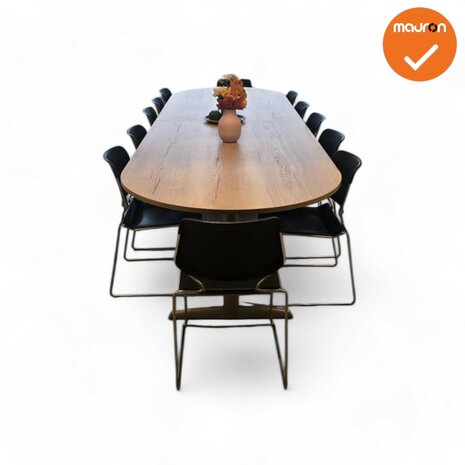 Vergadertafel - Ahrend 400x120 - Ovaal