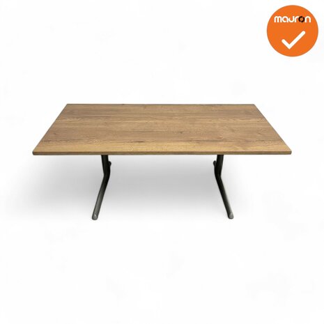 Ahrend 500 zit-sta bureau - nieuw blad naar keuze - zilvergrijs onderstel