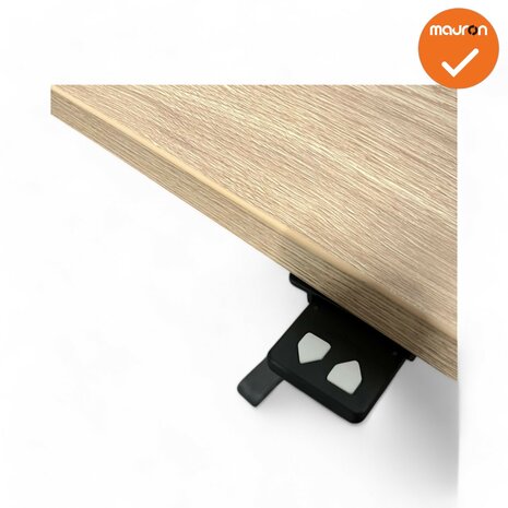 Bureau - Steelforce 300 Pro - Zit-Sta - Zwart onderstel - blad kleur en afmeting naar keuze