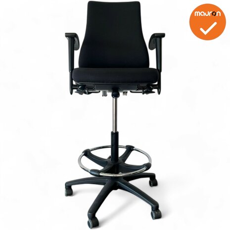 BMA Axia - Balie stoel - 8Z 2D armpads - hoge rug - zwarte stoffering 