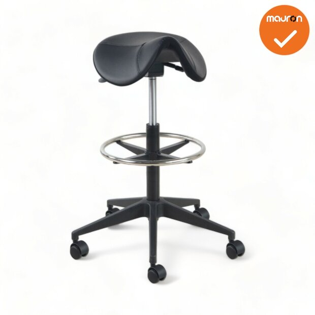 Zadelkruk Matera Large - Zwart - Voetkruis naar keuze