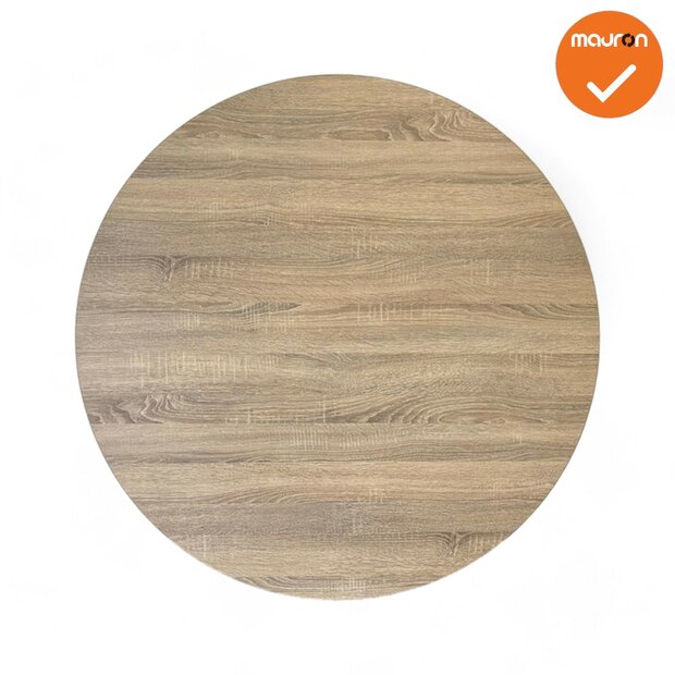 Nieuw vergaderblad - Oak medium - 120cm - Rond