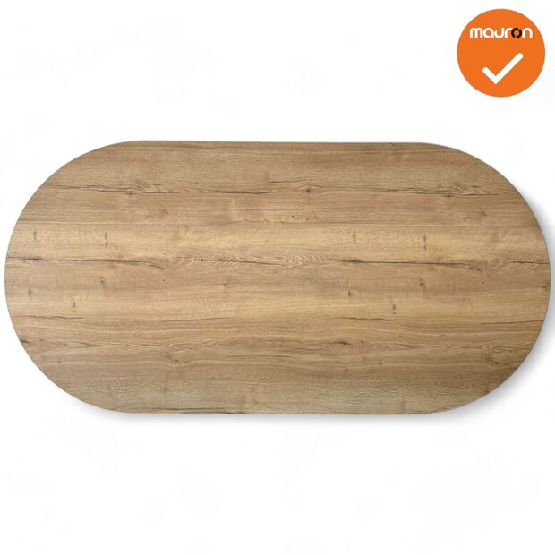 Nieuw vergaderblad - Ovaal - 240x120 - In kleur naar keuze