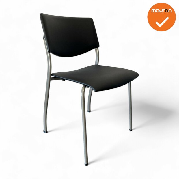 Ahrend Vergaderstoel - 460 - grijs onderstel - Kunstlederen bekleding naar keuze