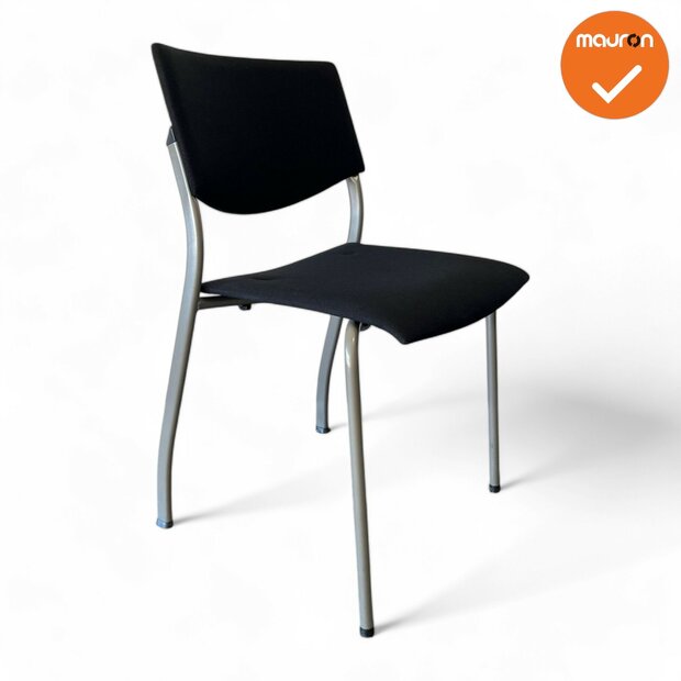 Ahrend Vergaderstoel - 460 - grijs onderstel - stoffering bekleding naar keuze