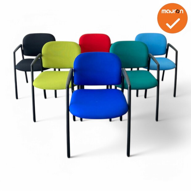 Ahrend Vergaderstoel - 320 - Zwart onderstel - Kleur naar keuze