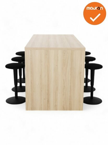 Hoge tafel WOOD - 220x100 cm - Eiken